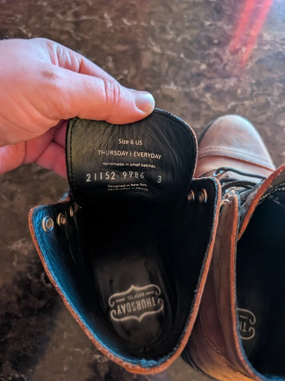 Thursday Boot Company - Captain Brown Leather Everyday Size 6 US - Picture 2 of 8